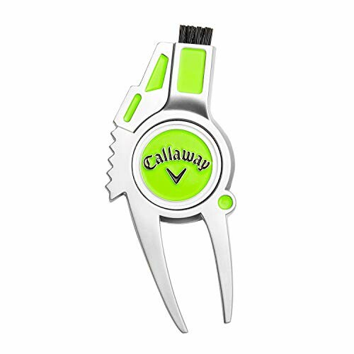 Callaway golf divot tool with lime green accents